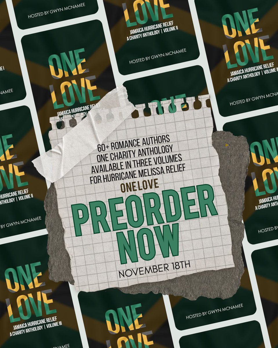 🇯🇲 60+ Romance Authors have come together to share ONE LOVE—a charity anthology available in three volumes that celebrates love and hope with 100% of the proceeds to the citizens of Jamaica.

books2read.com/OneLoveVol1

books2read.com/OneLoveVol2

books2read.com/OneLoveVol3