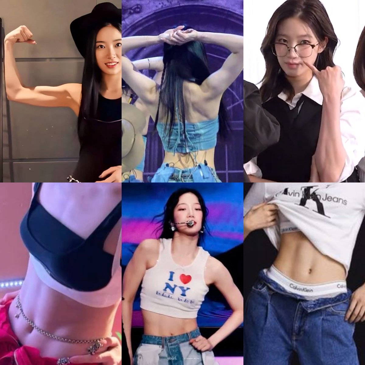 her muscles need to be sculptured istg