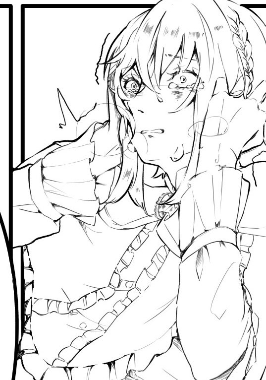 #aknk #aknk_FA  
🕯へのクソデカ愛唐突に言いまくったあと音信不通となってたやつの生存報告通ります🏃‍♂️
相変わらず🕯推しは健在でポスト見ては叫ぶ日々です

連休で描けた描きなぐり漫画で間に合えば赤ブーにも出す予定でいるけど、見てのとおり不穏だし終始地下組こんな顔^^

※暗め※❤️‍🩹暴走シーン