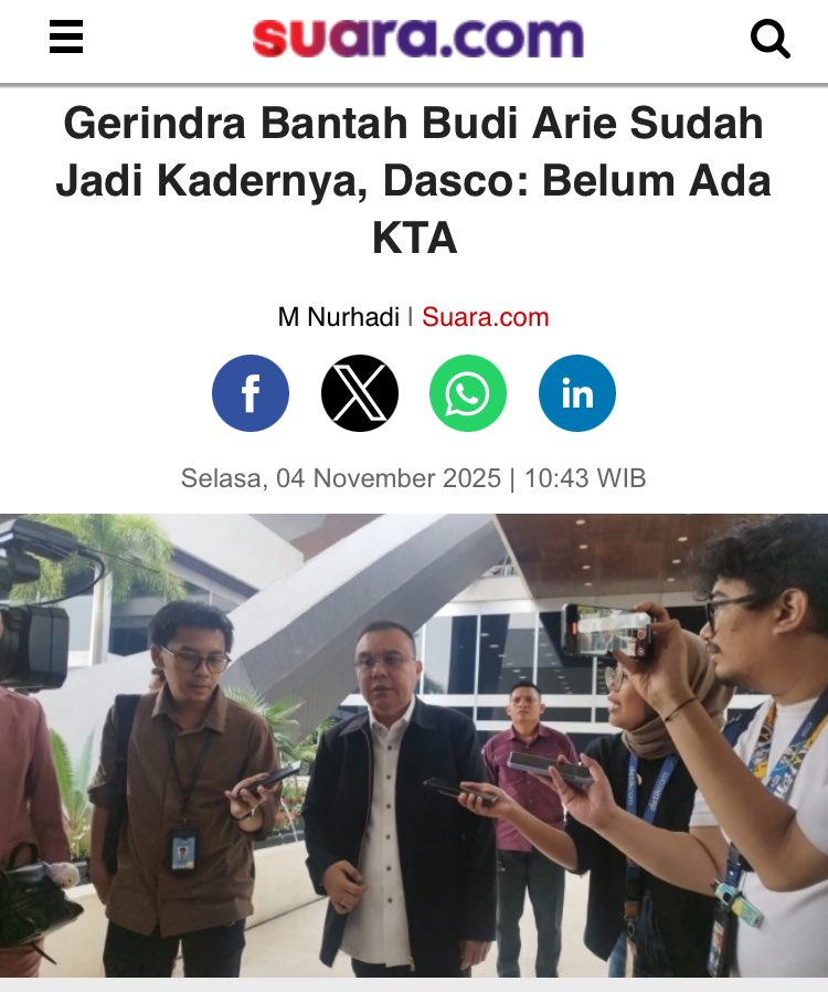 Budi Arie tampaknya melirik Gerindra, meski belum tentu disambut. Ahmad Ali malah sudah mantap ke PSI, membawa misi dorong partai muda itu ke Senayan. 

Dilan Nessie New York Zohran BPJS