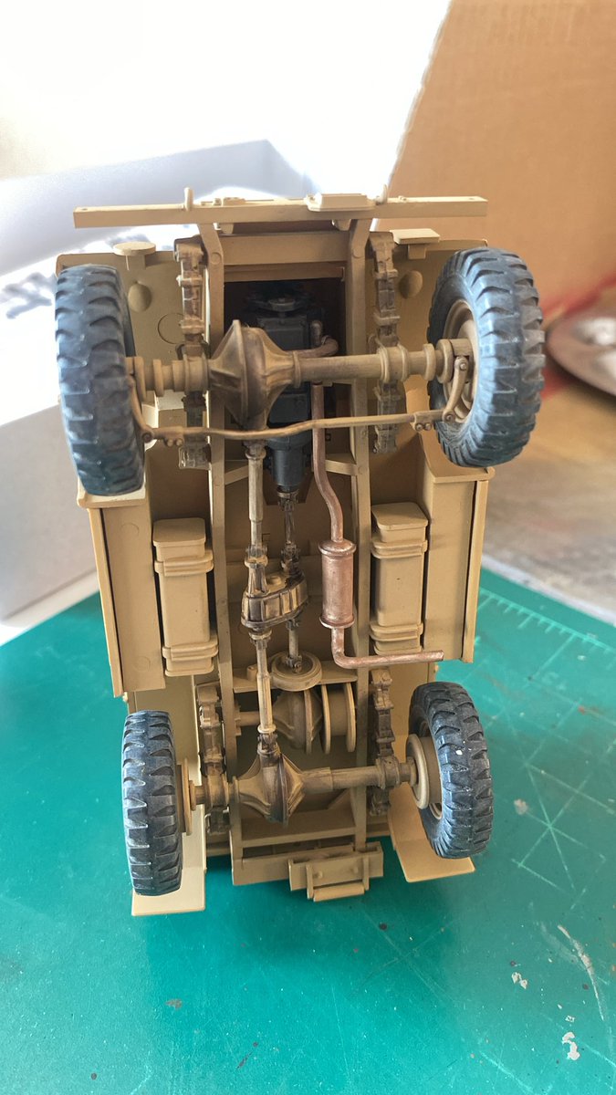 Thanks LA 🇺🇸 Been able to make huge progress with the Quad. San Francisco next week and some serious weathering! Then onto the gun limber…..
<a href="/almurray/">Al Murray 🇺🇦</a> <a href="/RedFiveModels/">Simon (@redfivemodels on Bluesky)</a> #themobilemodeller