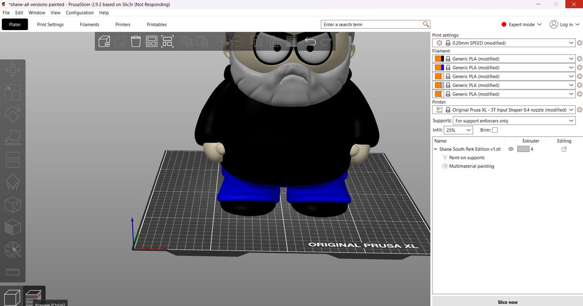 12 inch <a href="/SameOldShane/">SameOldShane #1440makers</a> is giving my slicer a hard time lol