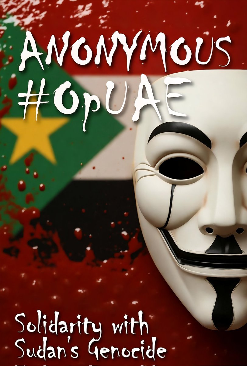 Ccwhiteangel's tweet image. I have asked long before who takes care of #UAE or not !? #Anonymous #OpUAE in #Solidarity with #SudanGenocide ✌️ 🎩