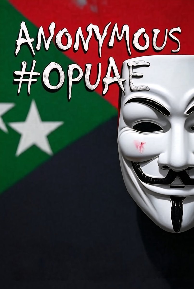 Ccwhiteangel's tweet image. I have asked long before who takes care of #UAE or not !? #Anonymous #OpUAE in #Solidarity with #SudanGenocide ✌️ 🎩
