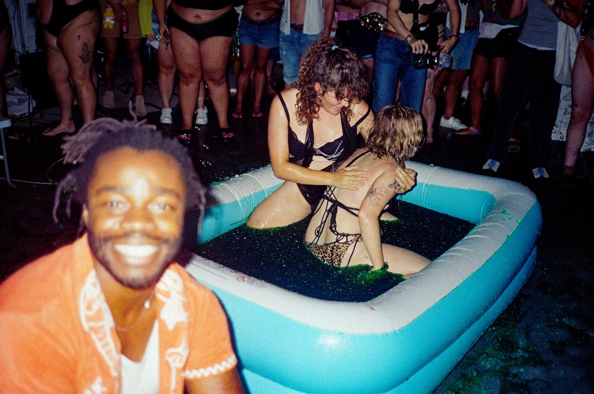 perfect photo of me at the queer jello wrestling shindig