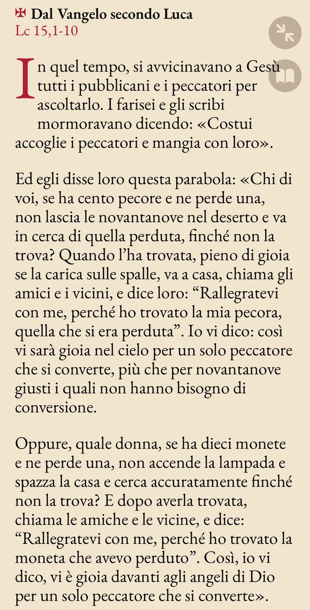 pregarelaparola's tweet image. #pregare la Parola di oggi: ci cerchi e ci trovi perché siamo tuoi 🐑 🪙 
#VangeloDiOggi #vangelodelgiorno