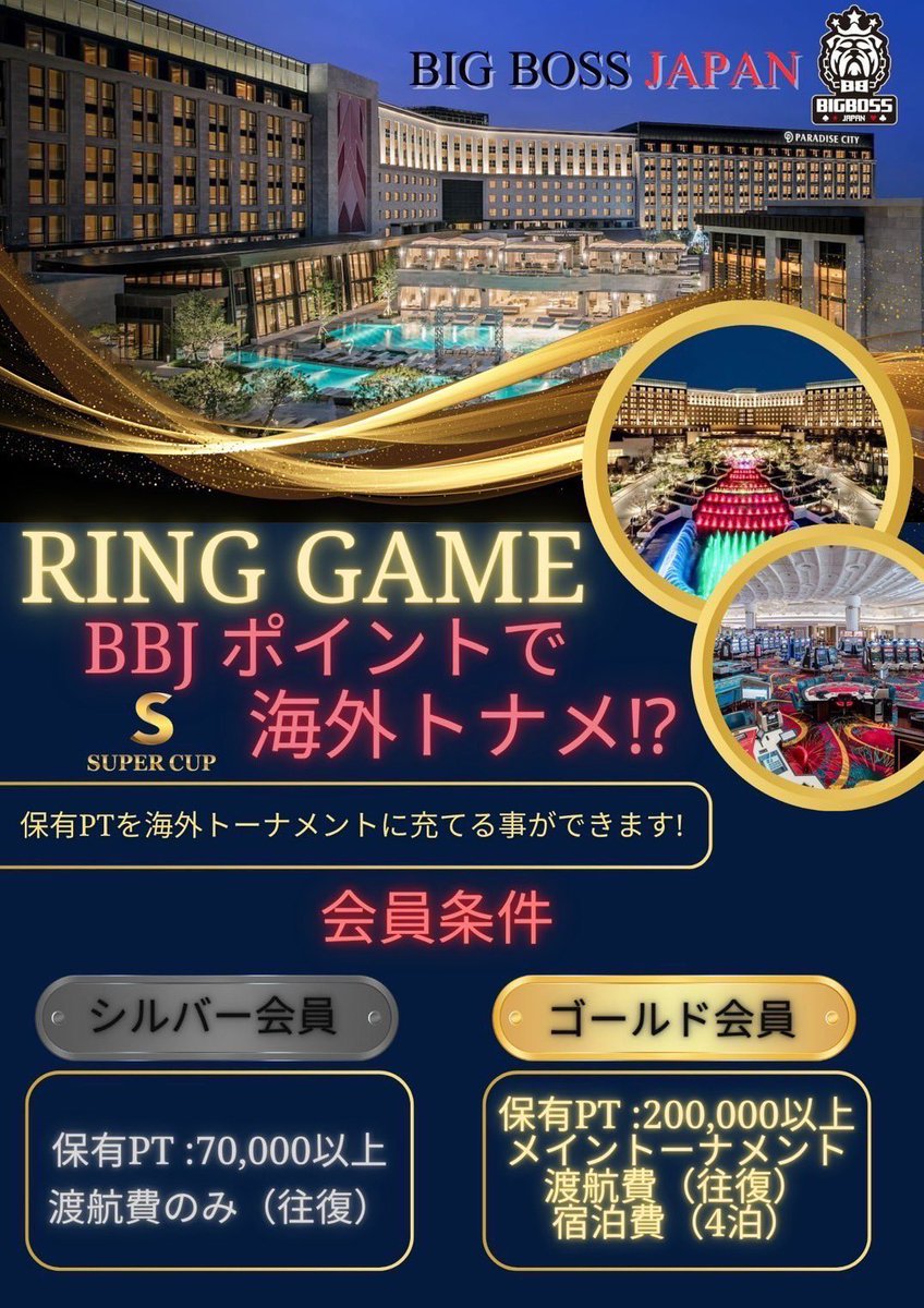 ✨リングゲーム✨ 海外トナメに挑戦できるリングとなっております 