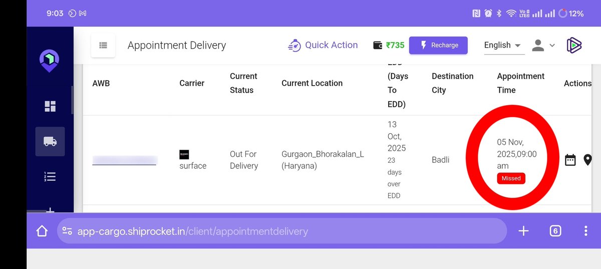 ChaptasIndia's tweet photo. I am not even surprised anymore! Missed again for the 6th time? Wasted my whole month, i really don't know why i had hope this time, @ShiprocketCare @ShiprocketIndia please end playing now, i am really stressed and fed up by you guys now, (refering to my last tweet) https://t.co/3wIJlSN0QR