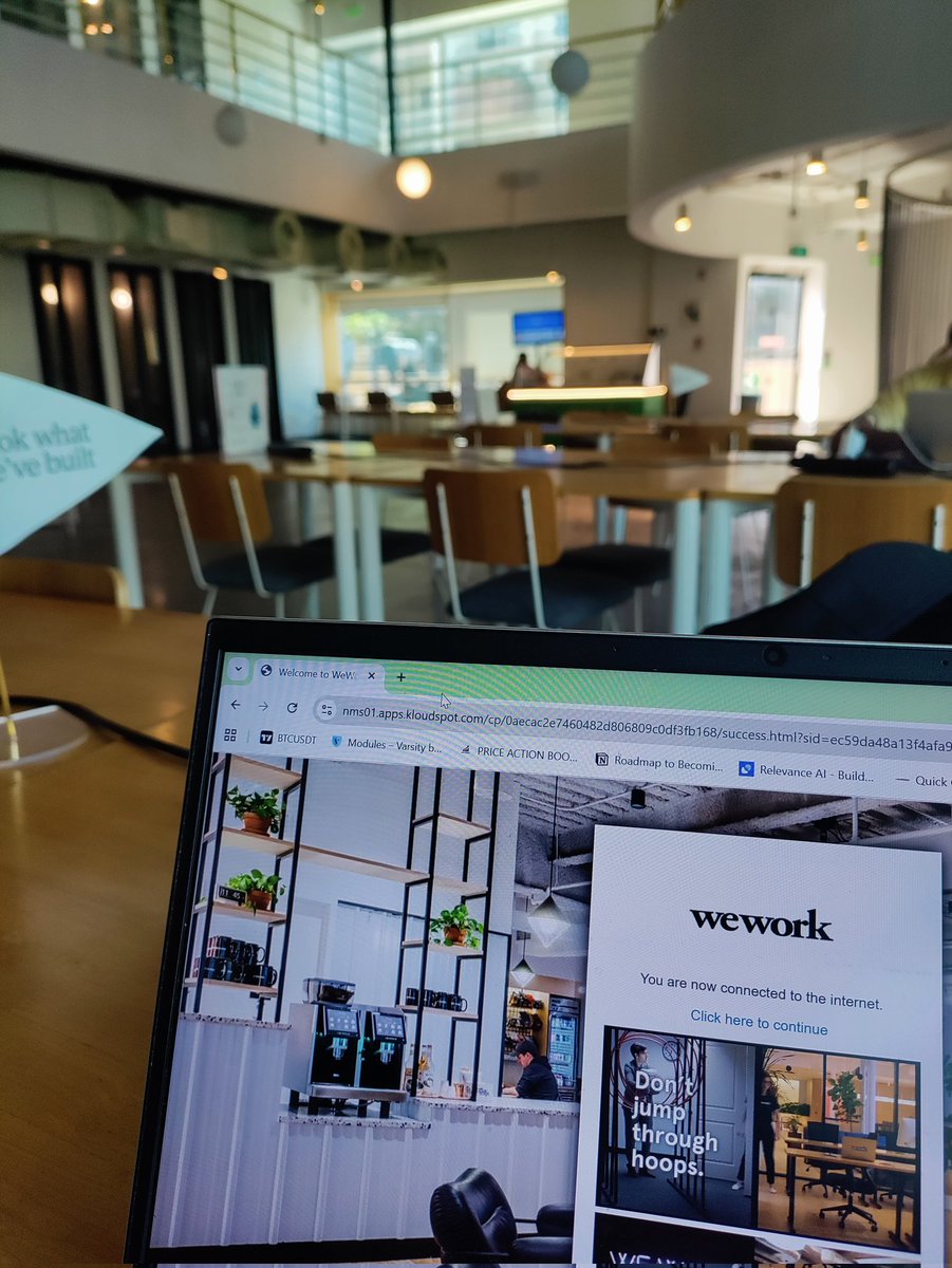 rj_contenting's tweet photo. Hey @WeWorkIndia,
The chairs for daily or solo pass users are definitely stylish, but not exactly work-friendly. Great for taking pictures,but not for 8-hour workdays 😅 https://t.co/W7M963C1QI