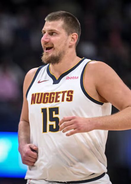 TheHoopCentral's tweet photo. NIKOLA JOKIC THIS SEASON:

21 PTS — 13 REB — 10 AST
14 PTS — 14 REB — 15 AST
25 PTS — 19 REB — 10 AST
21 PTS — 12 REB — 10 AST
21 PTS — 14 REB — 9 AST
34 PTS — 7 REB — 14 AST
33 PTS — 15 REB — 16 AST

PUTTING UP UNREAL NUMBERS. 🔥🔥🔥 https://t.co/h9mi6wxUi3