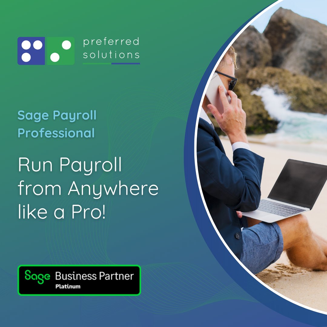 prefsolutions's tweet image. #Payroll from anywhere with #SageBusinessCloud #PayrollProfessional. Access data anytime, stay compliant with automatic updates &amp;amp; scale effortlessly. Built for businesses that value #Flexibility &amp;amp; #Efficiency. Learn more: zurl.co/JAVM9