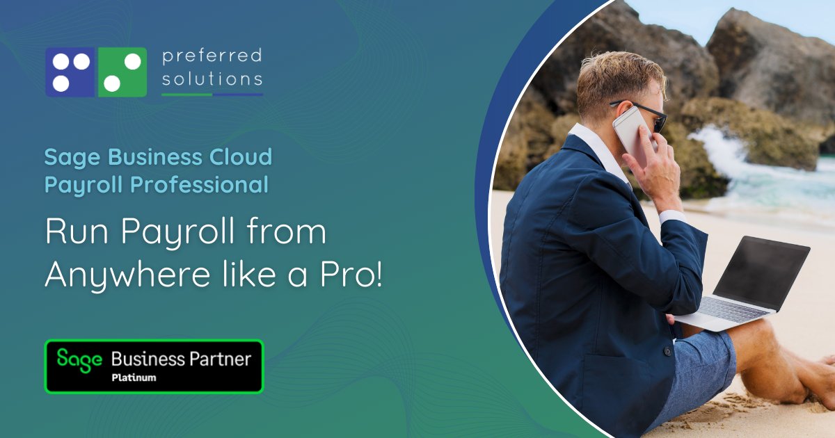 prefsolutions's tweet image. Break free from the office and manage payroll from anywhere with Sage Business Cloud Payroll Professional. Access data anytime, cut IT costs, stay compliant with automatic updates, and scale effortlessly. Built for modern businesses: zurl.co/5In6E