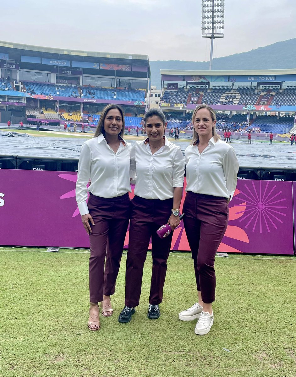 Visiting #Visakhapatnam during #CWC25 was special. My late mom was here 57 years ago, and I had the chance to work in the land of my forefathers. Calling India v South Africa alongside some of the best in the game is something I’ll always remember. #Vizag