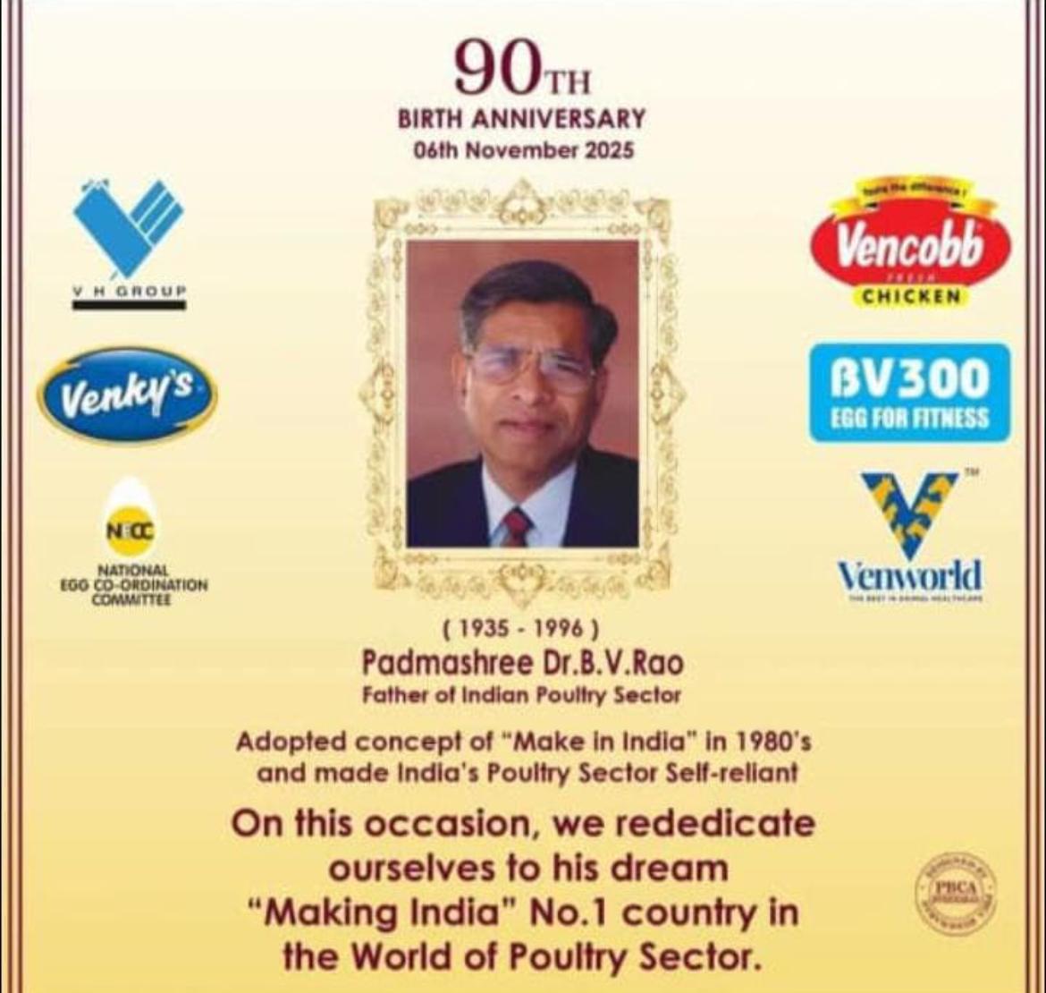dr_pachaiyappan's tweet image. The great visionary &quot;THE POULTRY MAN OF INDIA&quot;