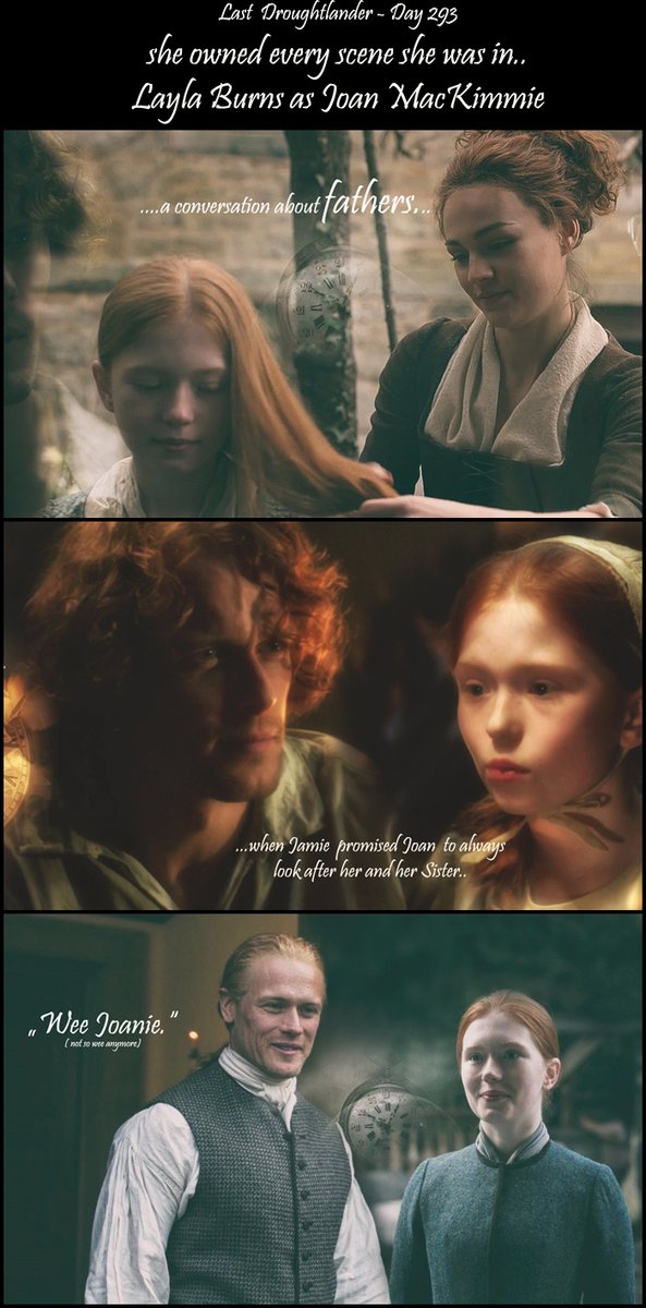 #Outlander #LastDroughtlander  - Day 293 #BestOfAllSeasons #ThanksToCastAndCrew 
Layla Burns as Joan MacKimmie
she owned every scene she was in..
<a href="/10MinDQ/">Cookie Roof 🍪</a> <a href="/AngusAngels/">Outlander Angels</a> <a href="/SwietjesO/">Swietjes Outlander</a> <a href="/brittafahl70/">Britta Fahl</a>
<a href="/LallyFawn/">Lally</a> <a href="/OutlandishScot/">Outlandish Scotland</a>