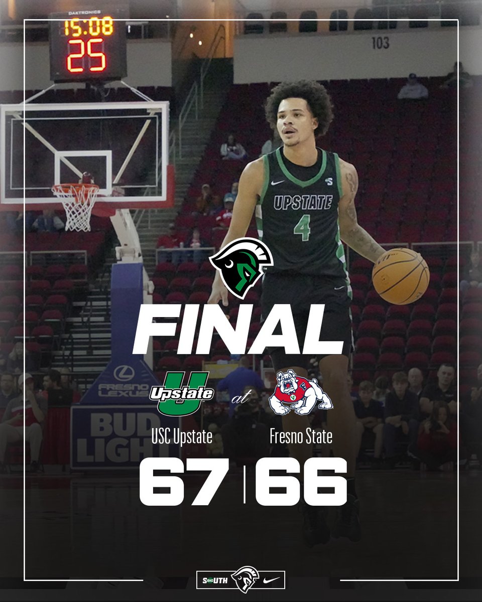 Second half comeback complete ✅

Karmani Gregory- 15 Pts, 2 Asts, 1 Reb, 1 Steal
Mason Bendinger- 14 Pts, 3 Rebs, 1 Ast
Carmelo Adkins- 13 Pts, 8 Rebs, 2 Steals

#SpartanArmy ⚔️