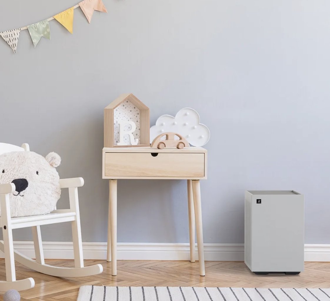 小さい部屋（だいたい14畳まで）用のプラズマクラスター空気清浄機を