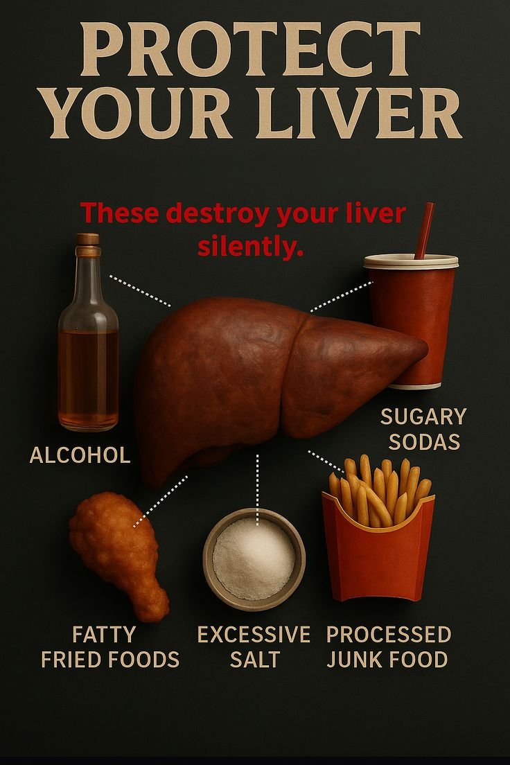 andrewjohnpub1's tweet image. To protect your liver, avoid excessive alcohol consumption, maintain a healthy weight, eat a balanced diet rich in fruits and vegetables, exercise regularly, stay hydrated, and avoid high-risk behaviors like sharing needles. #liverhealth #healthyliving 🌿🍎💧