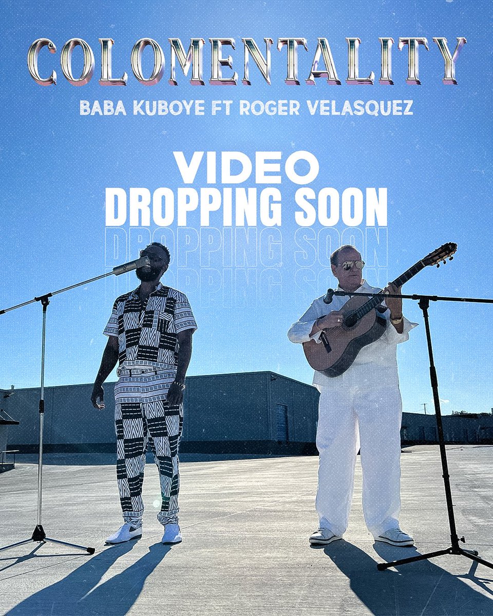Big vibes loading… 🔥
Colomentality ft. Roger Velasquez 🎶
The rhythm. The faith. The gratitude. Coming soon.
#GoodVibeEnergy #Colomentality #afroverse