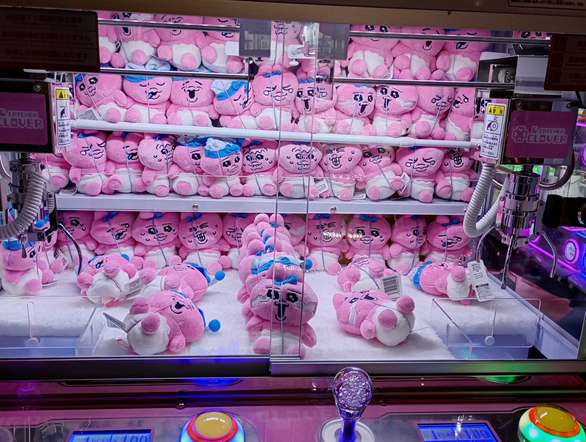 こんにちわー‼️ 本日から、ラウンドワン限定 💗おぱんちゅうさぎ