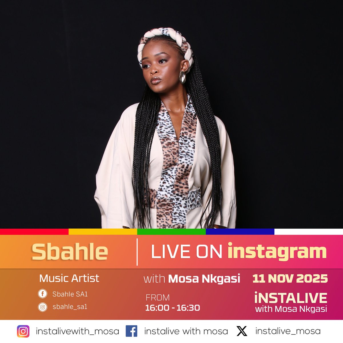 Hello Mzansi 🇿🇦 Try not to miss our LIVE interview with <a href="/Sbahle_sa1/">SBAHLE</a> • All chat's about her recent single 'Ngiyabheja Ngawe' alongside Mawelele cc: <a href="/SirNtobeko/">SirNtobeko</a> 

#newmusic