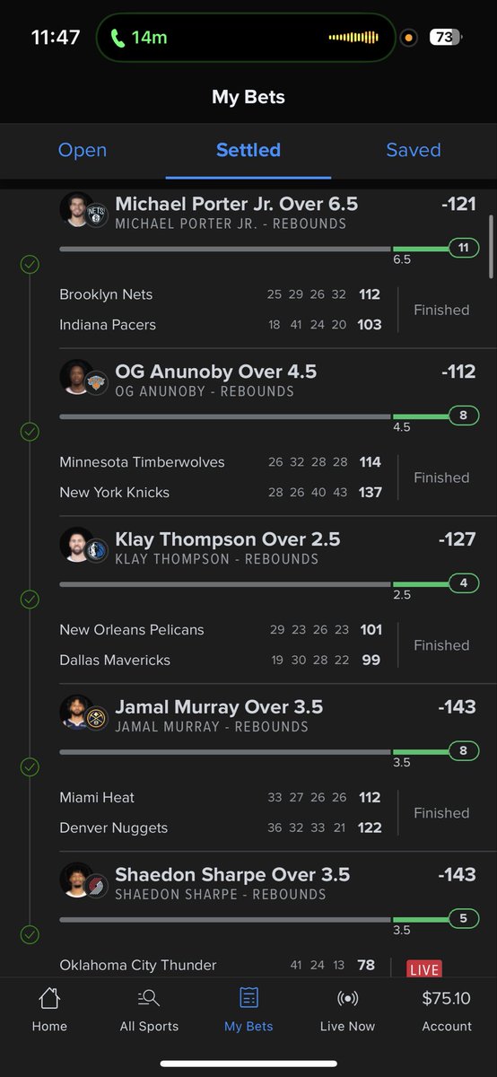 getbuckets_20's tweet photo. @WorstPickz Told you tonight was the night https://t.co/ltbvcq0rgI