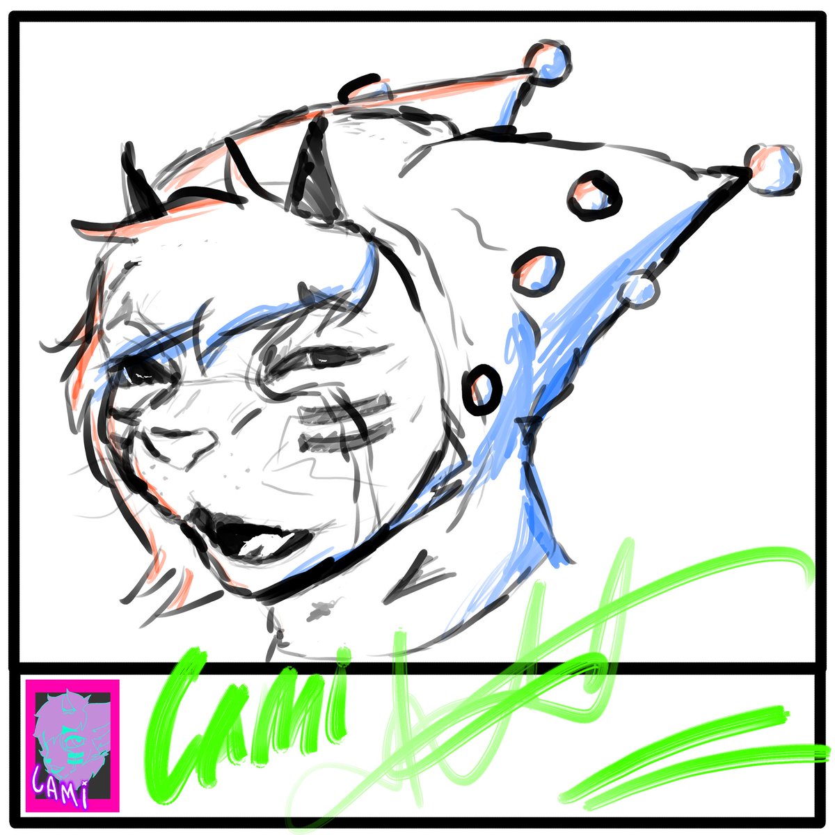 Hello, good evening, here I'll post a couple of drawings I've done lately