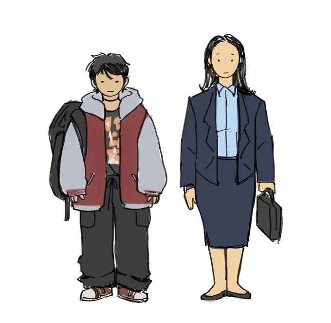 Me and my sister's fits for college