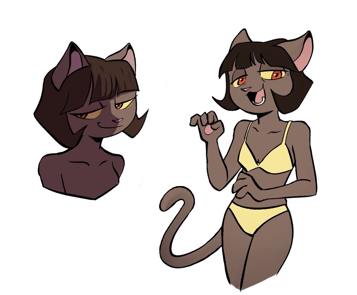 thisisanerror_'s tweet image. I don’t consider an underwear drawing of Ivy pearl clutchingly inappropriate enough to not be posted in my main so here it goes. Pleasantly surprised at how easy it was to draw her given I tend to hide bodies under baggy clothes.

#lackadaisy