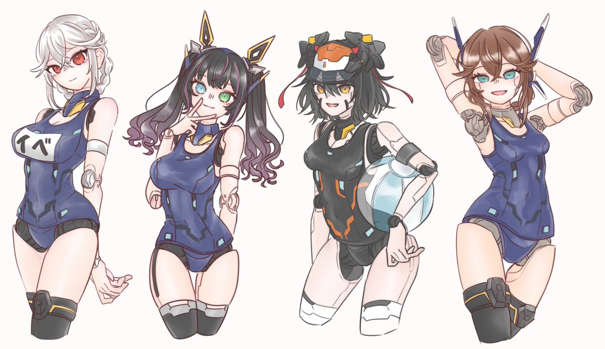 #いいニーハイの日 
球体関節スク水ニーハイも忘れちゃいけませんわよ