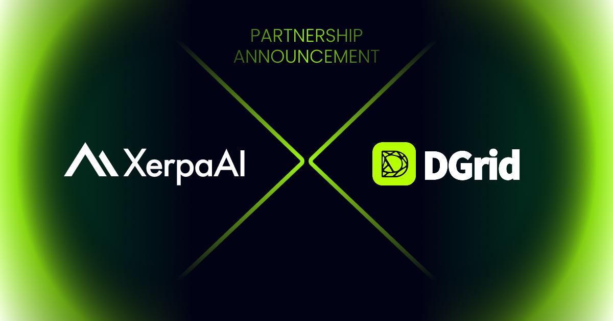 Partnership Announcement 

XerpaAI × DGrid: Shaping the Future of Decentralized AI 

As AI meets Web3, XerpaAI and <a href="/dgrid_ai/">DGrid AI</a> explore the synergy between decentralized AI inference and multi-agent ecosystems. 

⋅ Open
⋅ Transparent
⋅ Autonomous 

Together, we’re building the