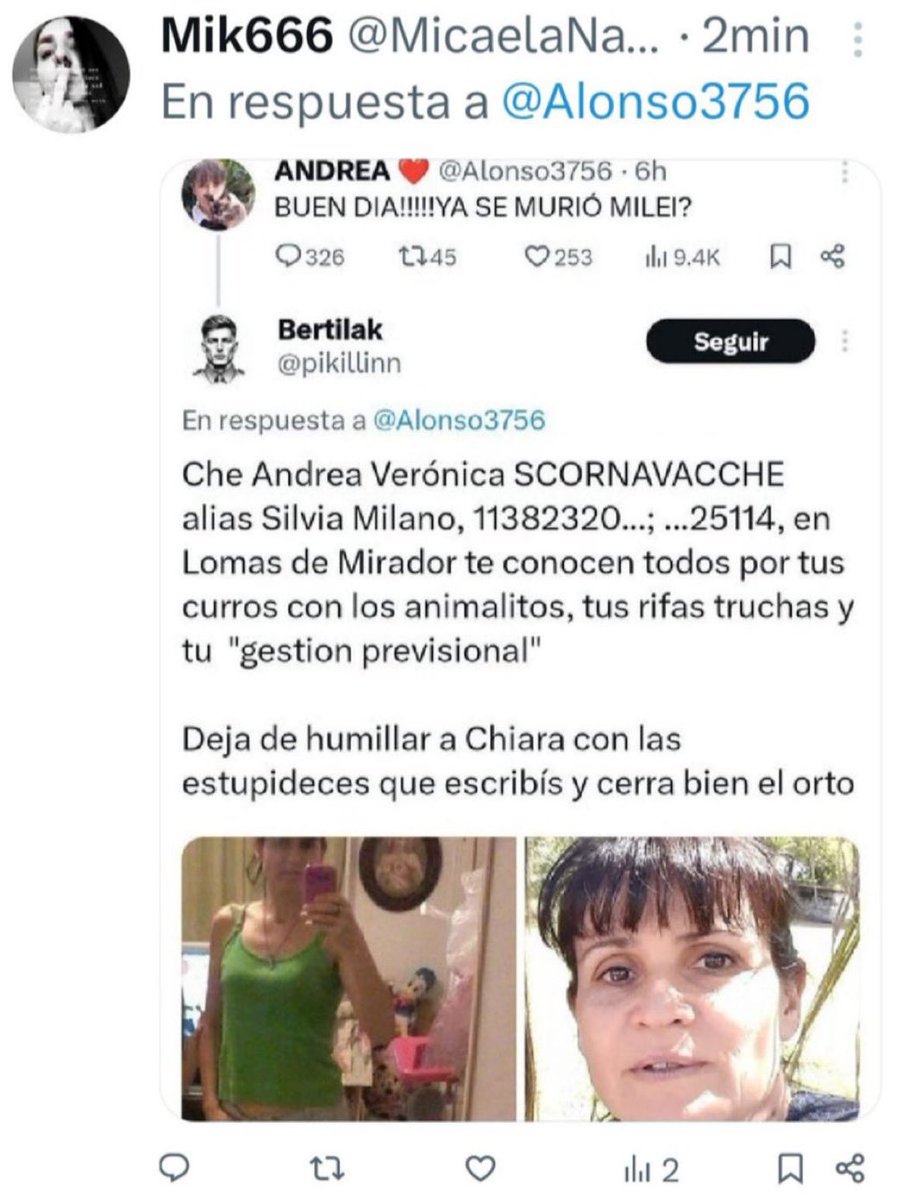 FlorrMarvelita's tweet image. No te hagas la viva Andreíta, devolvé la guita kukarda hija de puta.