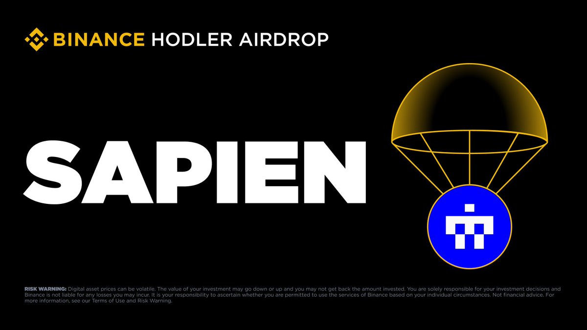 🪂币安HODLer空投上线Sapien（ $SAPIEN ），使用BNB申购保本赚币产品，以获得SAPIEN回溯空投！

2025年10月20日08:00至2025年10月23日07:59（UTC+8）期间，使用BNB申购保本赚币或链上赚币产品的用户，将获得空投分配。

了解更多✅binance.com/zh-CN/support/…