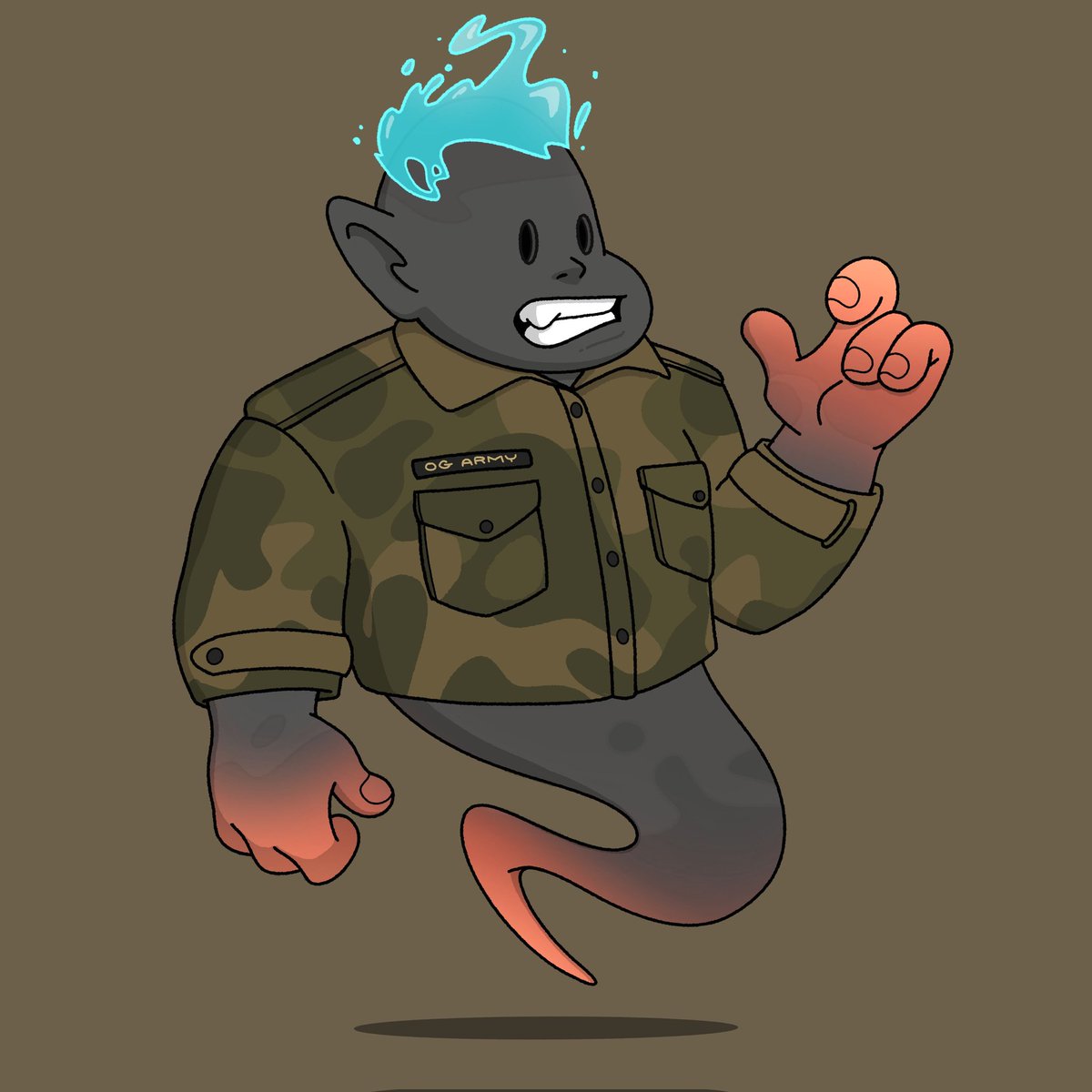 NftBroc's tweet image. I remember seeing this guy and thinking it needs to end up with the General 🫡

Thank you for the kind giveaway 🙏🏾

#OGarmy