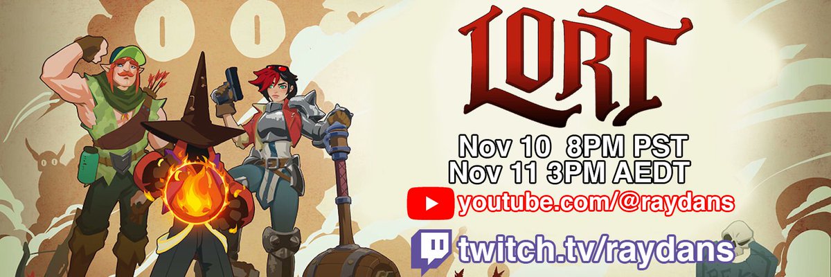 HEY! I’m streaming the LORT demo over on Twitch and Youtube on the 11th at 3pm AEDT (or the 10th at 8pm PST for you Muricans) Click this link if you want to wishlist it and make me look cool in front of the devs! --&gt; tinyurl.com/84vfbpeu

Okay love you byeeee! xoxo