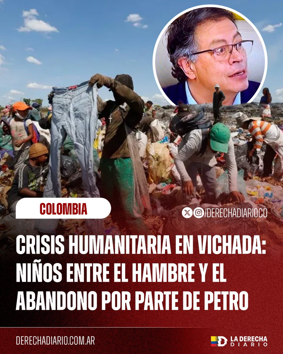 🚨🇨🇴 | HAMBRE Y ABANDONO: La Corte Constitucional denunció una tragedia humanitaria en Vichada. Cientos de niños indígenas sufren desnutrición, sin agua ni atención médica. Mientras el régimen petrista reparte burocracia, el país se hunde en miseria y olvido.