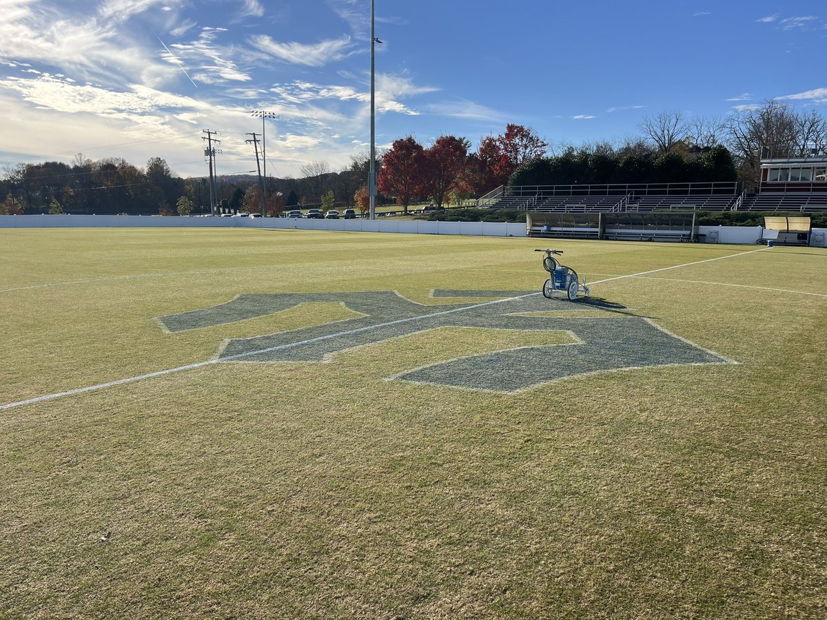 TurfGenerals's tweet photo. @odacathletics Semifinal play tonight for @WLUWSoccer &amp; @WLUmenssoccer . It’s that time of year! Field has taken a beating, but still doing ok and is playable. @VirginiaSFMA #turfgenerals https://t.co/folMydDnWY
