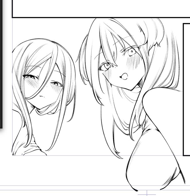 ペン入れはじめった 