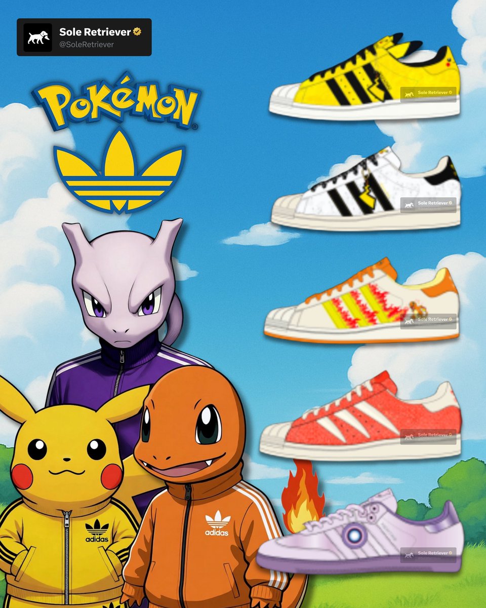 BREAKING: First look at the Pokémon x adidas Originals Collection