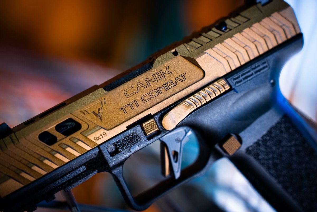 Bronze finish, bold performance.

The <a href="/canikarms/">CANiK</a> TTI Combat pairs style and function without compromise.

Get yours today [grabagun.com/canik-tti-comb…]