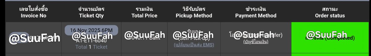 SuuFah's tweet photo. 🎉แจก🎉
บัตรแฟนคอน “2025 BANG YEDAM FAN CONCERT [DAM LAND] IN BANGKOK” บัตร 6000 บาท จำนวน 1 ใบ
ได้สิทธิ์เบเนฟิต ยกเว้น hitouch , photogroup และ สิทธิ์ที่สุ่ม (fansign,1:1,sign poster)
 กติกา รีทวิต + ฟอล 

ประกาศ วันที่ 8 พ.ย. 68 เวลา 20.00 น.
#DAMLAND_IN_BANGKOK
#DAMLANDinBKK https://t.co/JowW62K1rU
