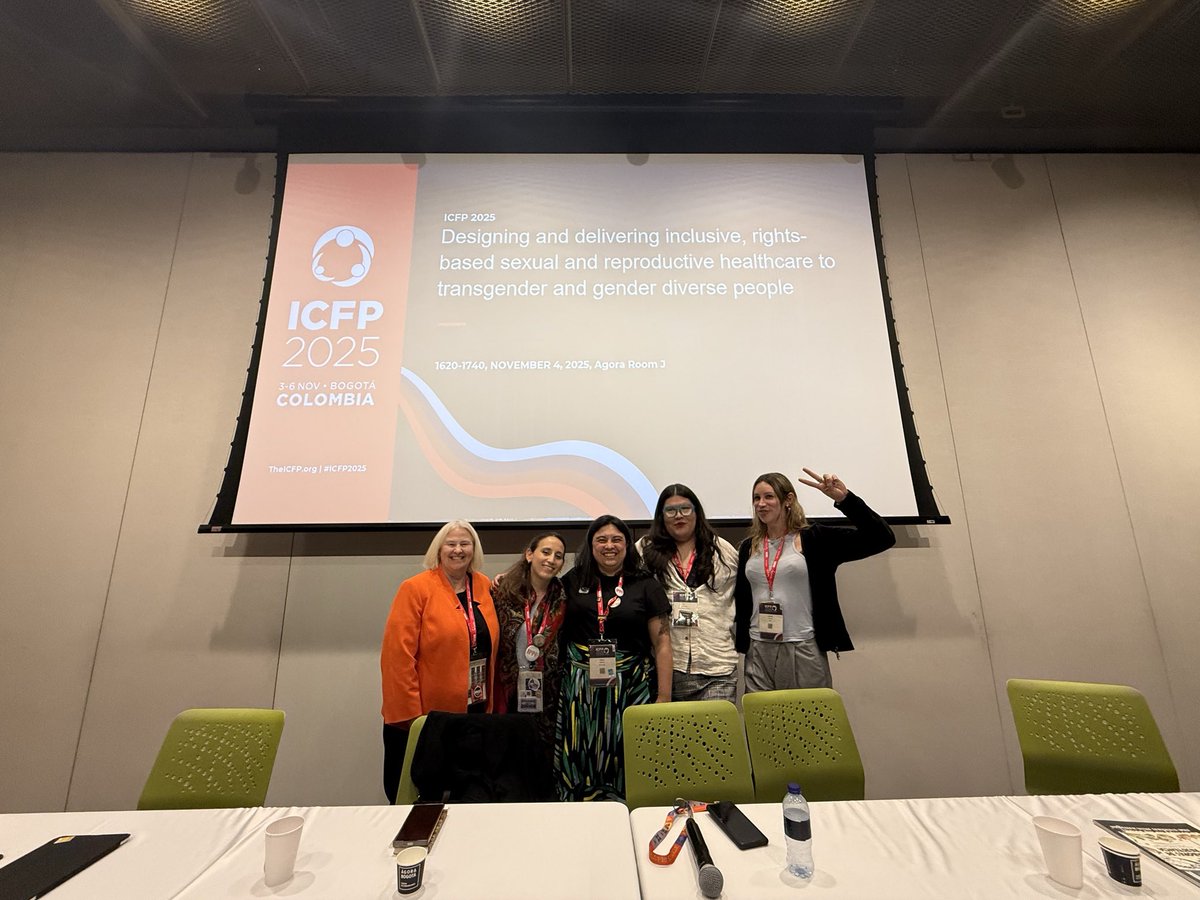 LigaSaludTrans's tweet image. En el marco de la Conferencia Internacional sobre Planificación Familiar – #ICFP2025 @the_ICFP, la @LigaSaludTrans fue invitada a compartir su experiencia y su modelo de atención en salud trans en Colombia.
