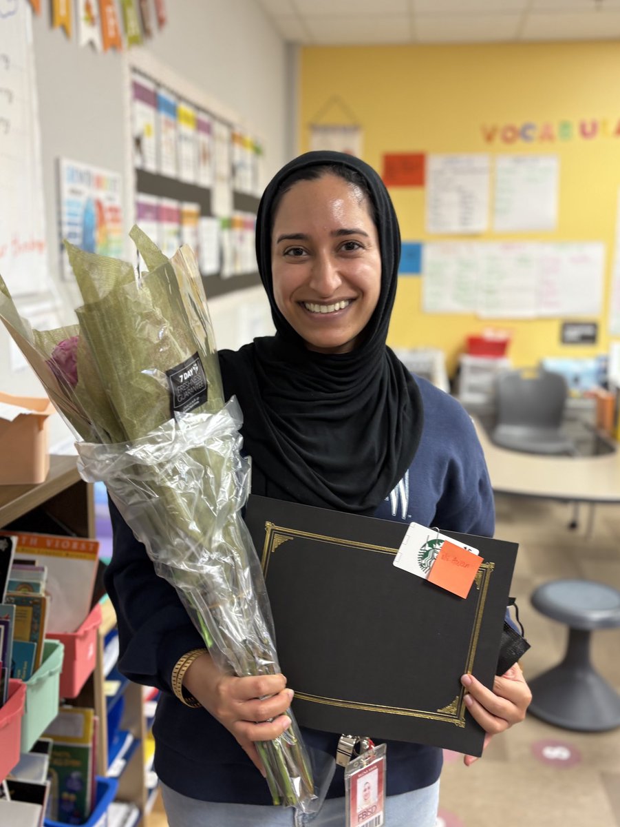 LopezprinciPAL's tweet image. Congratulations to our @JSES_Stallions teacher of the month @Juan_Seguin_Art Ms. Awan and to Ms. Cao, our staff member of the month! Leading our students on the road to success! 🙌🏽🌟