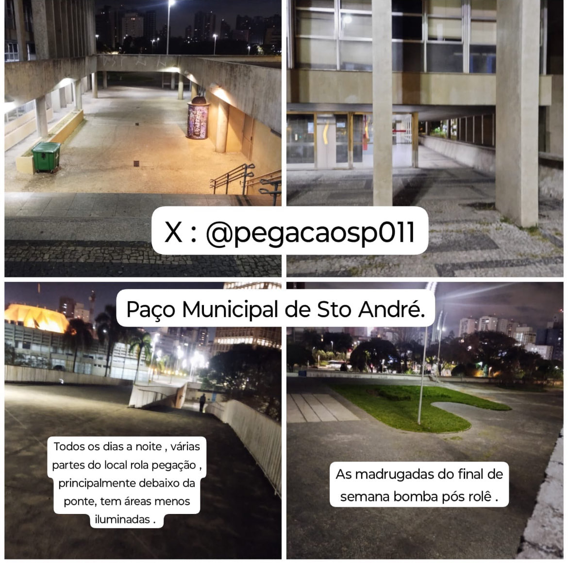 Amanhã é aqui #pegacaoabc (Paço municipal de Sto.André) quem eu vejo ?

A depender da hora que eu chego vou dar uma passada no shopping Grand Plaza antes. 

Parque Celso Daniel tá quase impossível curtir

RT
#pegacaosp011 #pegacao #pegacaogay #banheirao #cruisinggay  #gaycruising
