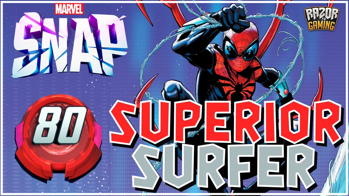 razortxgaming's tweet photo. SUPERIOR SPIDERMAN + SURFER NOS SUBEN A OMEGA (POR SEGUNDA VEZ) 🕷️💪 https://t.co/uV9Pbl4h2W #Marvel #MarvelSnap #laTabernadeRazor https://t.co/JAJzj5VvfN