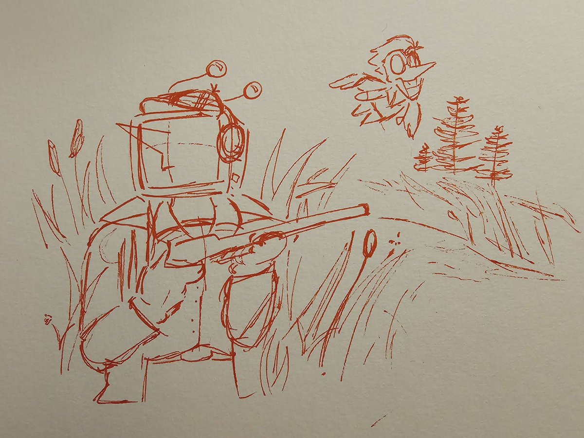 I’m just doing whatever now. go my duck hunter tenna #wip