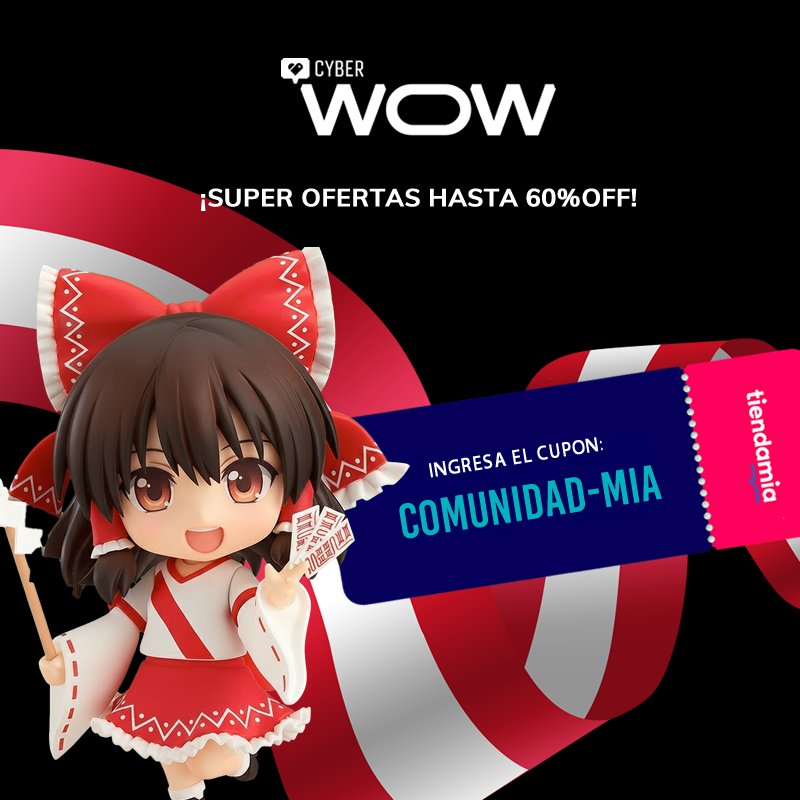 CuponTiendaMia's tweet image. 🌟 ¡Vive el último #CyberWOW del año en #Tiendamia Perú 🇵🇪!

🔥 ¡Desbloquea el máximo descuento solo con el cupón COMUNIDAD-MIA! 🎁

💥 ¡SUPER OFERTAS hasta 60% OFF!: Celulares, notebooks, perfumes, zapatillas, relojes y mucho más directo de USA 🇺🇸

👉 tiendamia.com/pe/