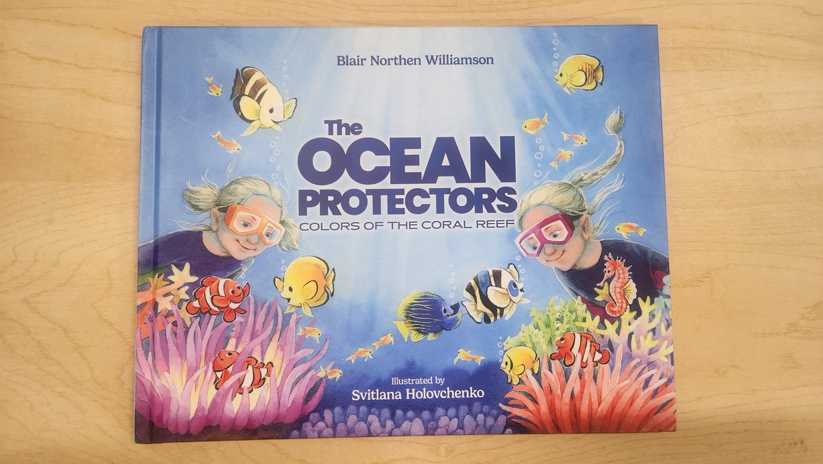 LingYount's tweet photo. I received your book today @theislandwriter. Thank you for this beautuful &amp; relevant book that will accompany our coral reef study &amp; project. I love the dedication too. I will read your book &amp; message to my TK students when it's time.  😊💛🪸🐠🌊 #ProtectOurOcean https://t.co/Gre0nIF67k