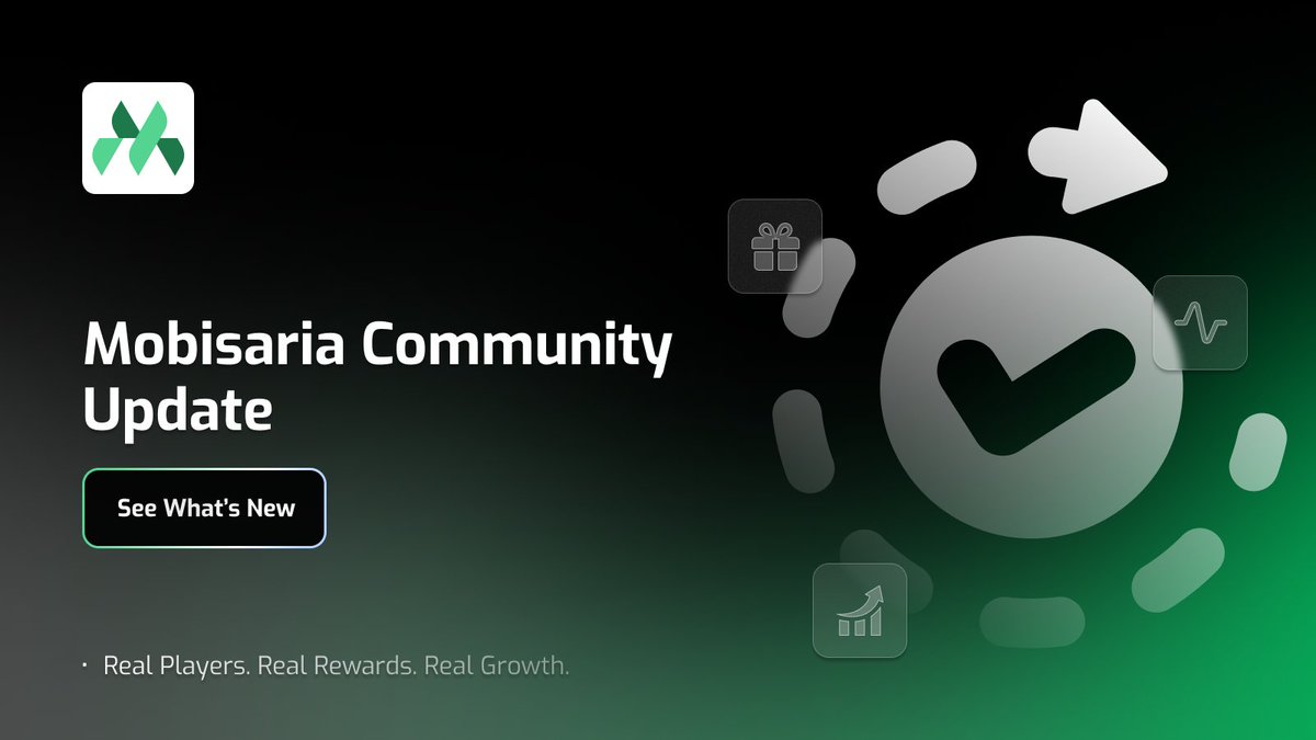 📊 #Mobisaria Weekly Update

💚 Community Growth: +2,850 new members
🎮 Game Activity: 18,000+ actions completed
💰 Rewards: 52,000 MBSR distributed
⚙️ System: 35% faster wallet sync

Real players. Real growth. Real impact.

#MBSR #Web3 #GameFi #Transparency