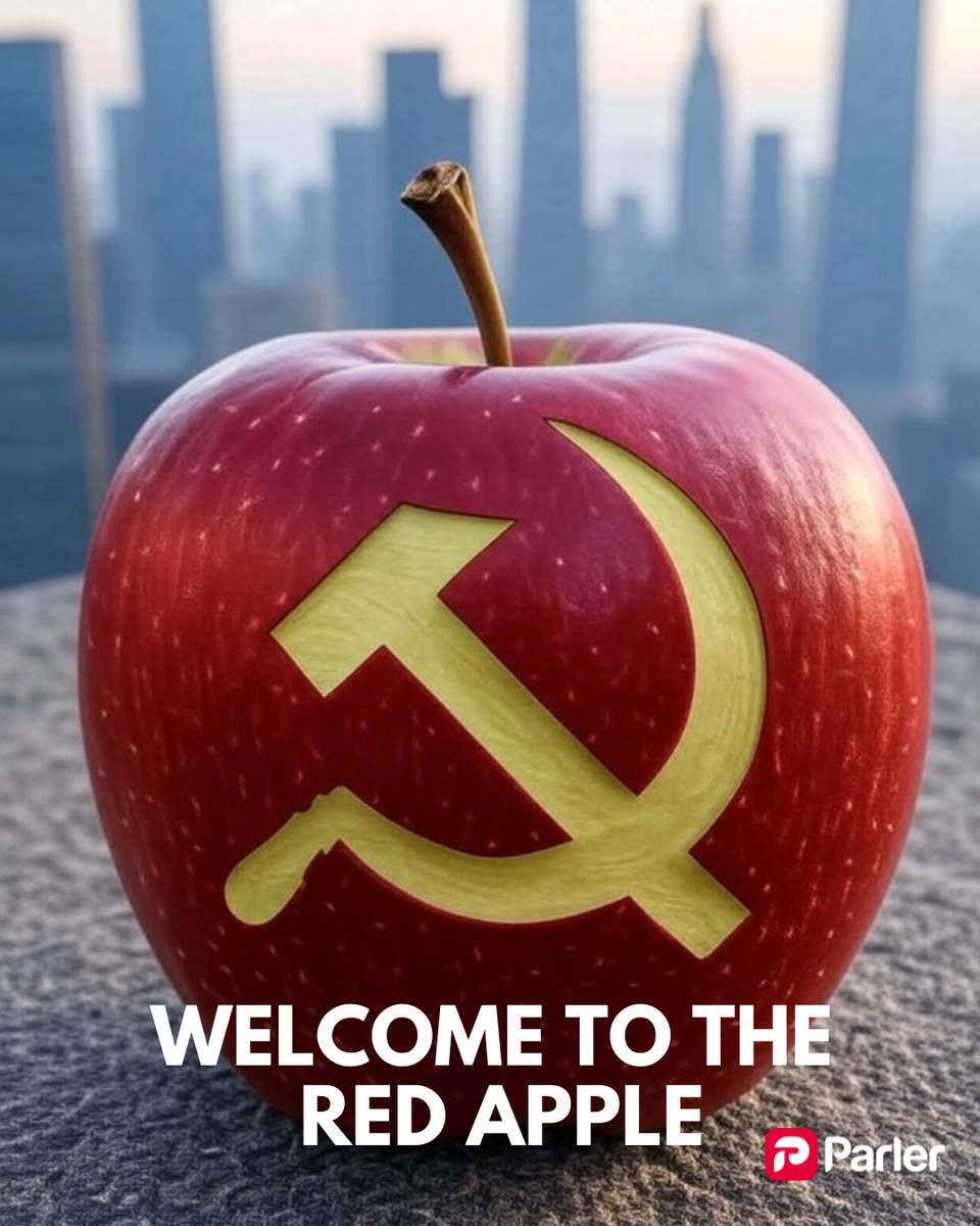 getparlerapp's tweet image. It fits.

#mamdani #communist #redapple